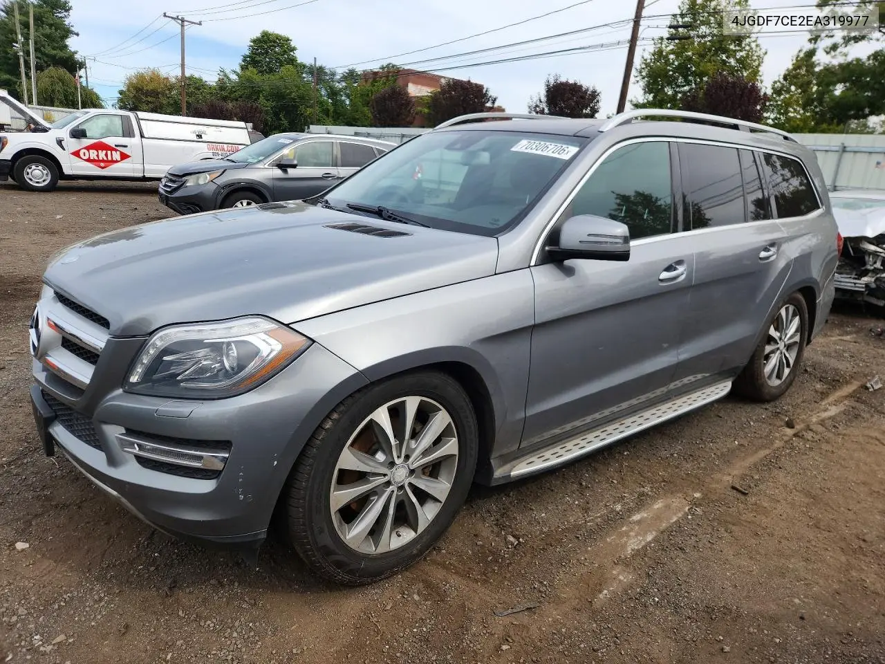 MERCEDES GL-KLASSE 2014, VIN 4JGDF7CE2EA319977