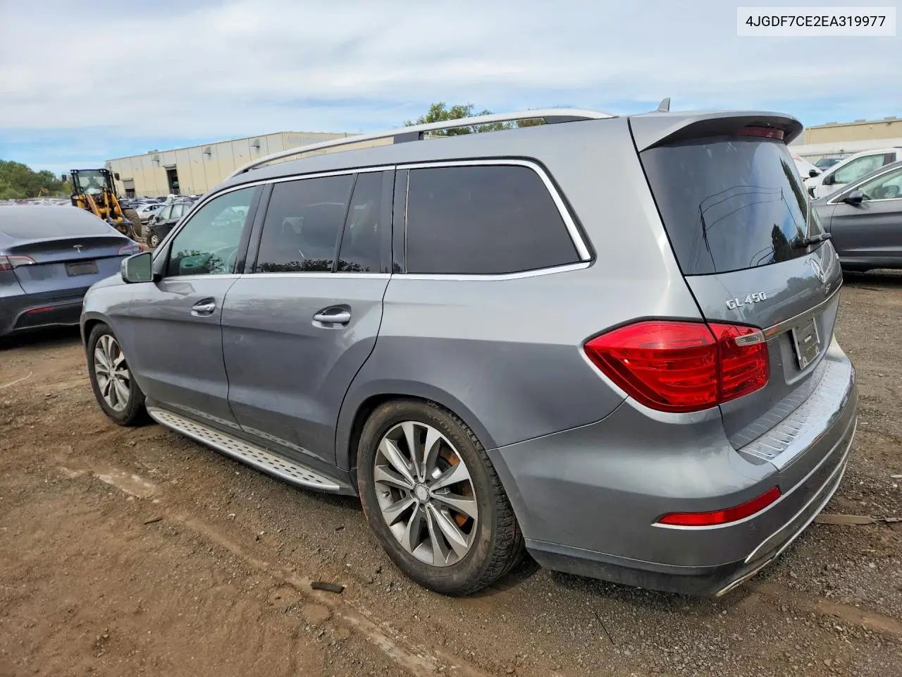 2014 MERCEDES GL-KLASSE VIN 4JGDF7CE2EA319977 — фото 2