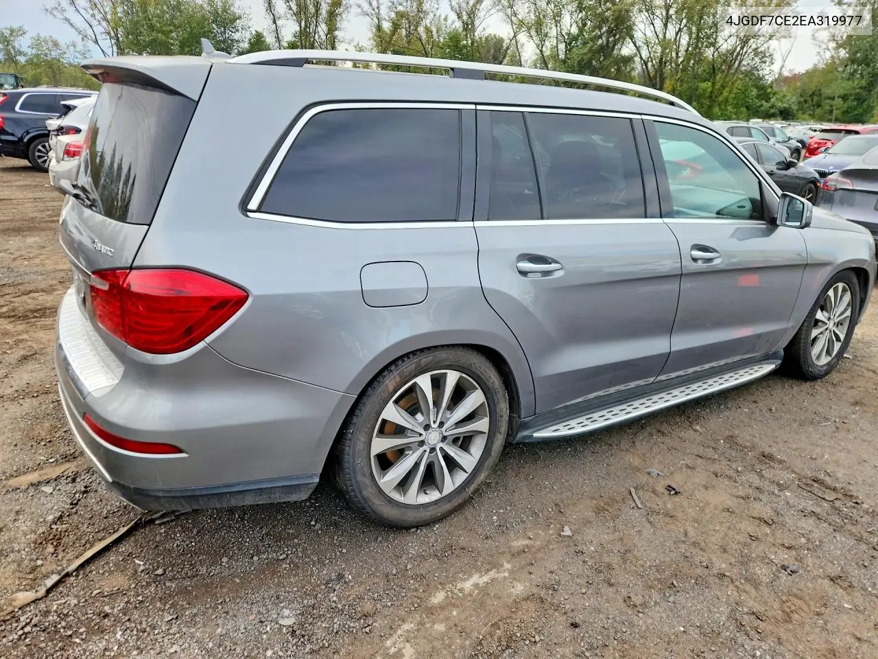 2014 MERCEDES GL-KLASSE VIN 4JGDF7CE2EA319977 — фото 3