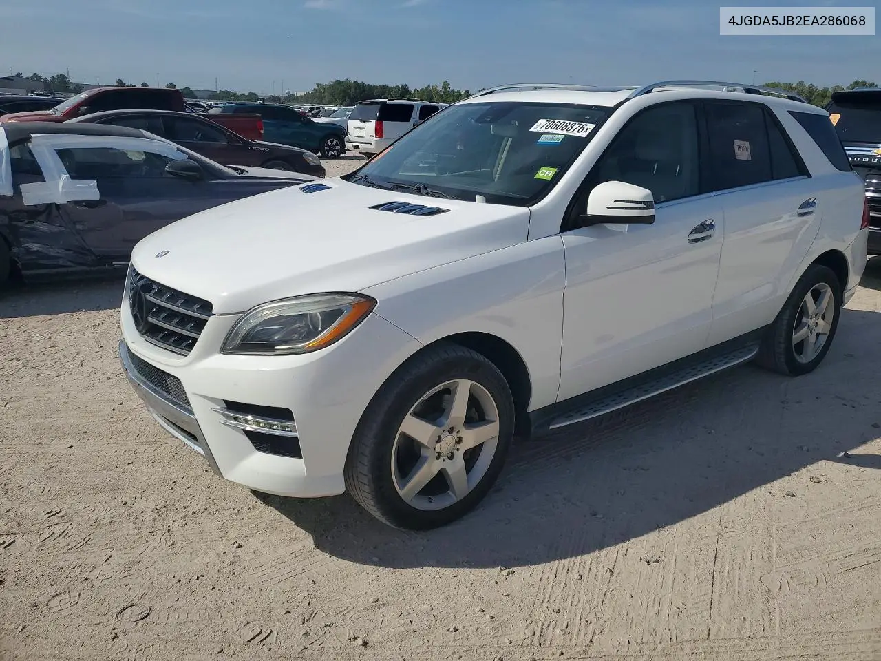 MERCEDES M-KLASSE 2014, VIN 4JGDA5JB2EA286068