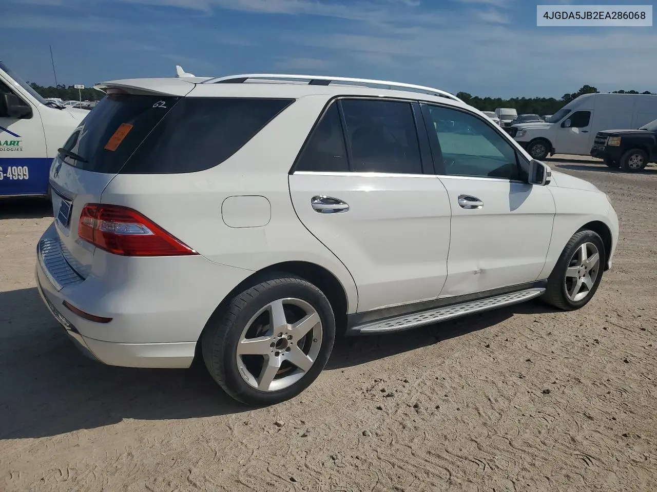 2014 MERCEDES M-KLASSE VIN 4JGDA5JB2EA286068 — фото 3