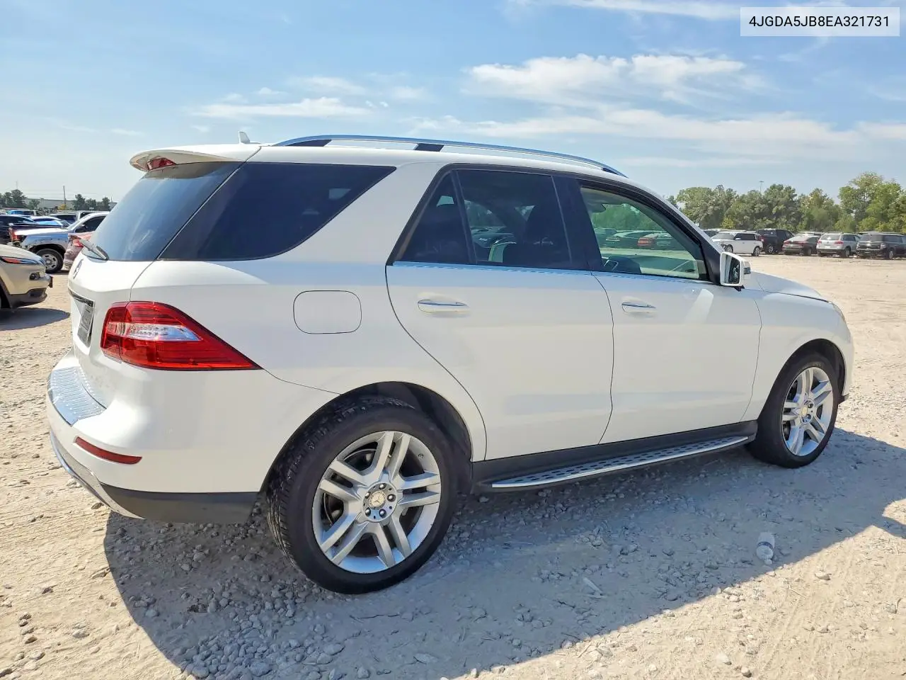 2014 MERCEDES M-KLASSE VIN 4JGDA5JB8EA321731 — фото 3