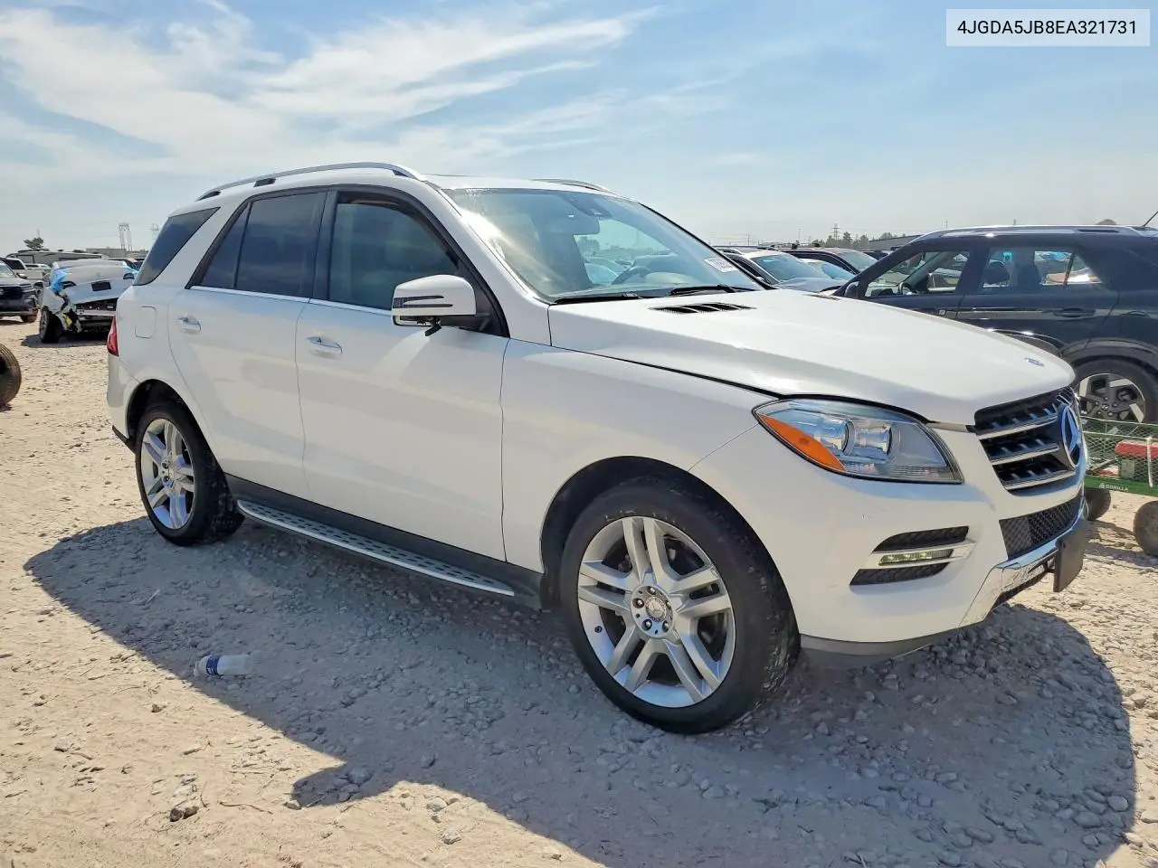 2014 MERCEDES M-KLASSE VIN 4JGDA5JB8EA321731 — фото 4