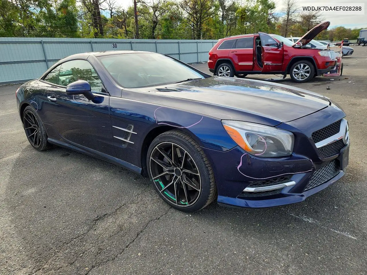 2014 MERCEDES SL-KLASSE VIN WDDJK7DA4EF028288 — фото 4