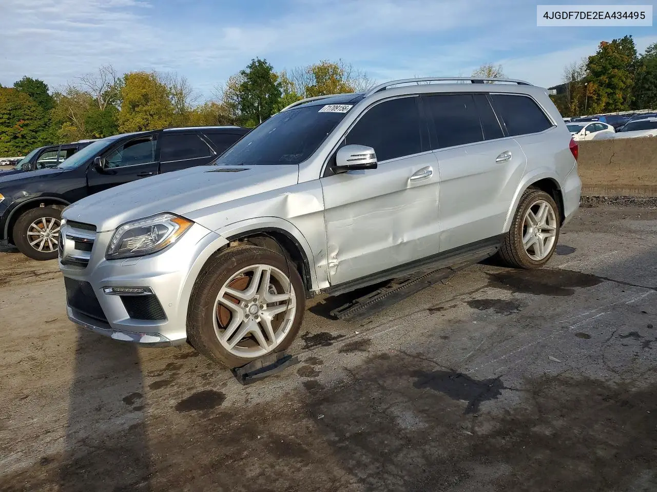 MERCEDES GL-KLASSE 2014, VIN 4JGDF7DE2EA434495