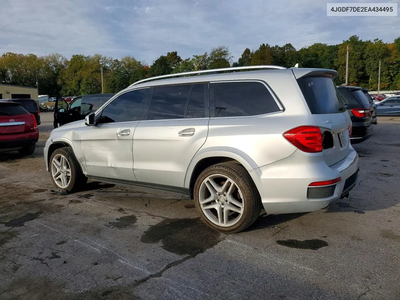2014 MERCEDES GL-KLASSE VIN 4JGDF7DE2EA434495 — фото 2