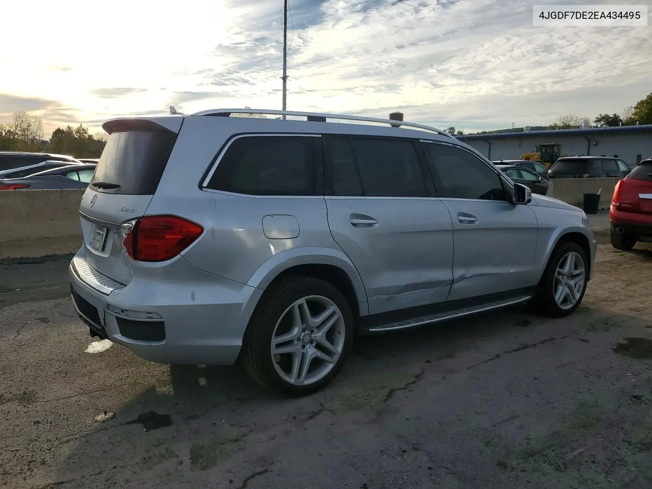 2014 MERCEDES GL-KLASSE VIN 4JGDF7DE2EA434495 — фото 3