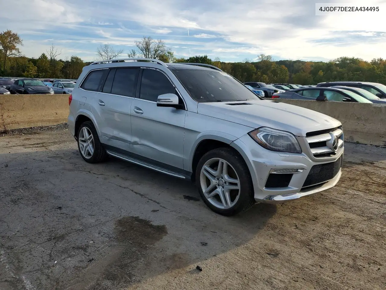 2014 MERCEDES GL-KLASSE VIN 4JGDF7DE2EA434495 — фото 4