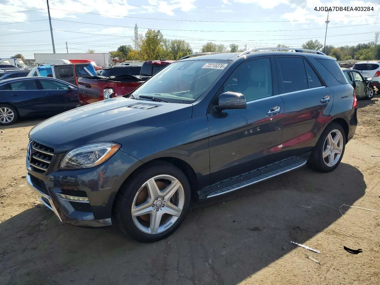 MERCEDES M-KLASSE 2014, VIN 4JGDA7DB4EA403284