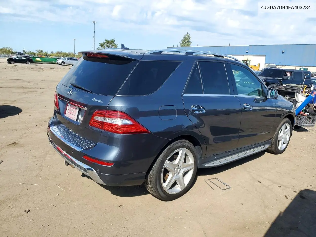 2014 MERCEDES M-KLASSE VIN 4JGDA7DB4EA403284 — фото 3