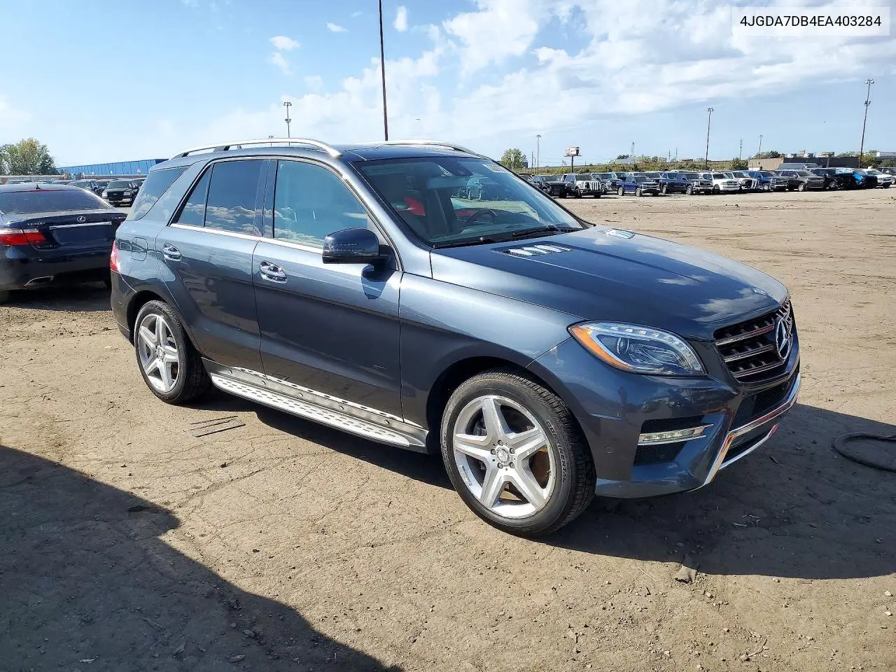 2014 MERCEDES M-KLASSE VIN 4JGDA7DB4EA403284 — фото 4