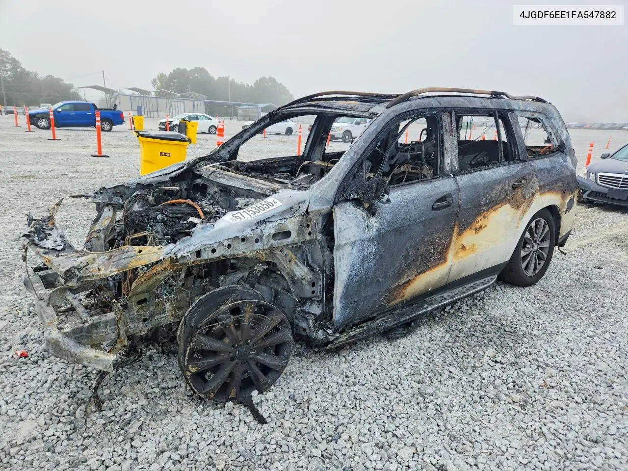 MERCEDES GL-KLASSE 2015, VIN 4JGDF6EE1FA547882
