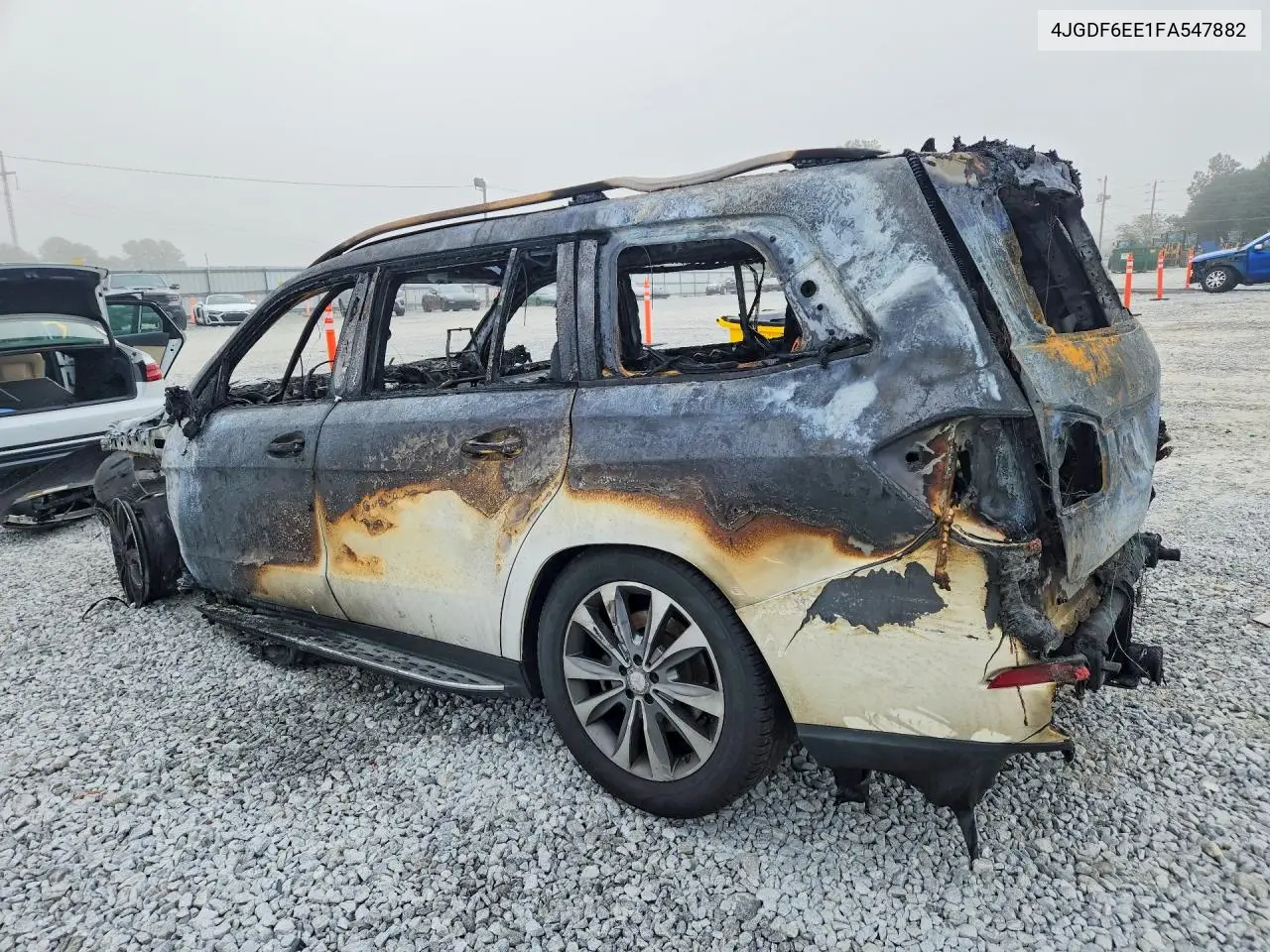 2015 MERCEDES GL-KLASSE VIN 4JGDF6EE1FA547882 — фото 2