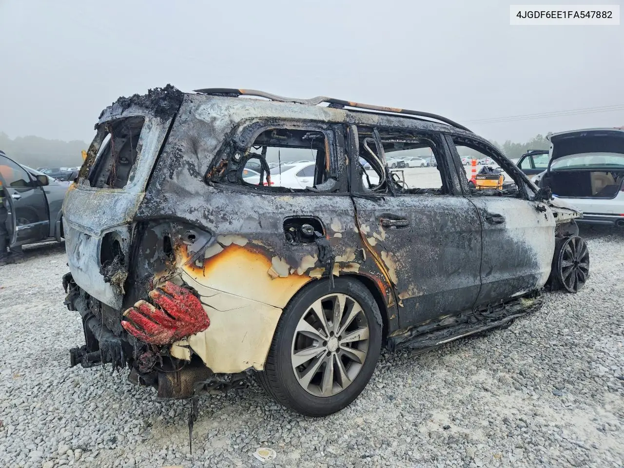 2015 MERCEDES GL-KLASSE VIN 4JGDF6EE1FA547882 — фото 3