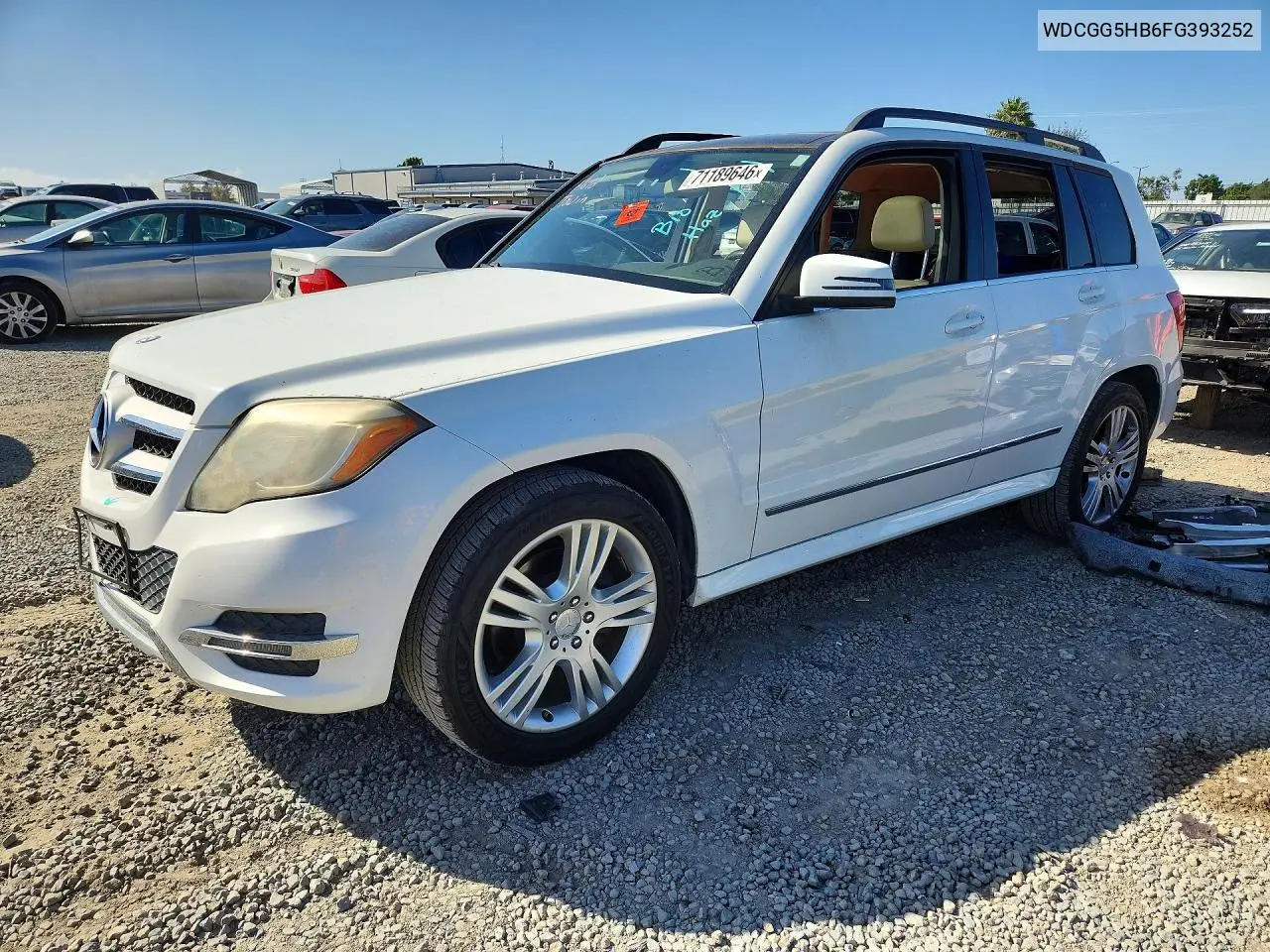 MERCEDES GLK-KLASSE 2015, VIN WDCGG5HB6FG393252
