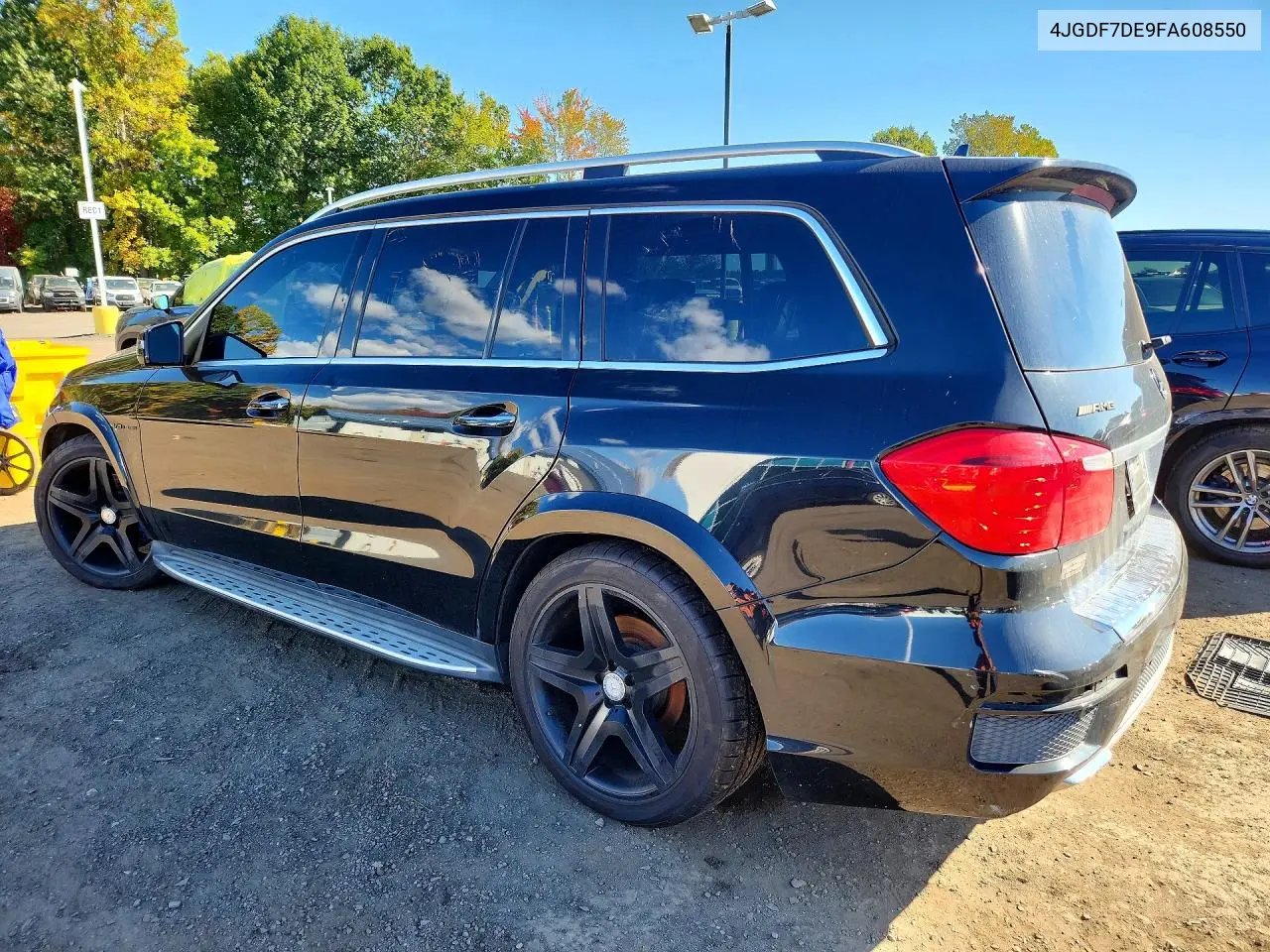 2015 MERCEDES GL-KLASSE VIN 4JGDF7DE9FA608550 — фото 2