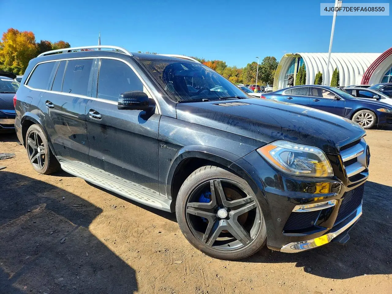 2015 MERCEDES GL-KLASSE VIN 4JGDF7DE9FA608550 — фото 4
