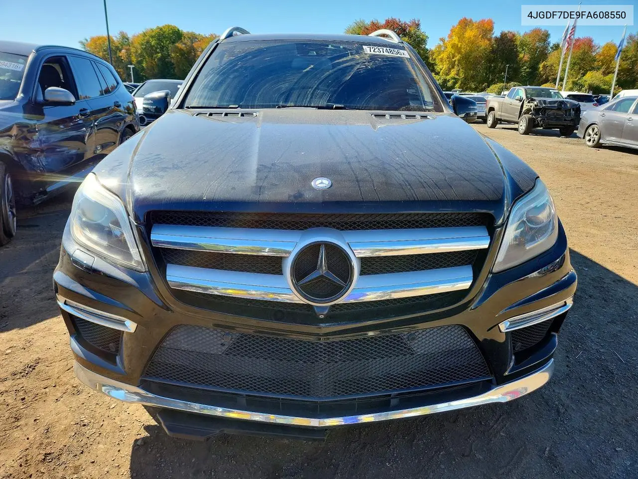 2015 MERCEDES GL-KLASSE VIN 4JGDF7DE9FA608550 — фото 5