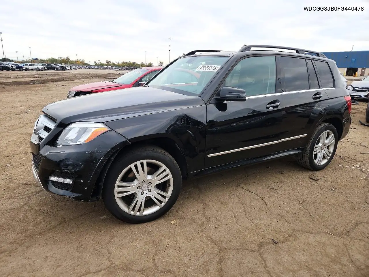 MERCEDES GLK-KLASSE 2015, VIN WDCGG8JB0FG440478