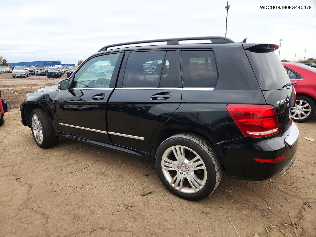 2015 MERCEDES GLK-KLASSE VIN WDCGG8JB0FG440478 — фото 2