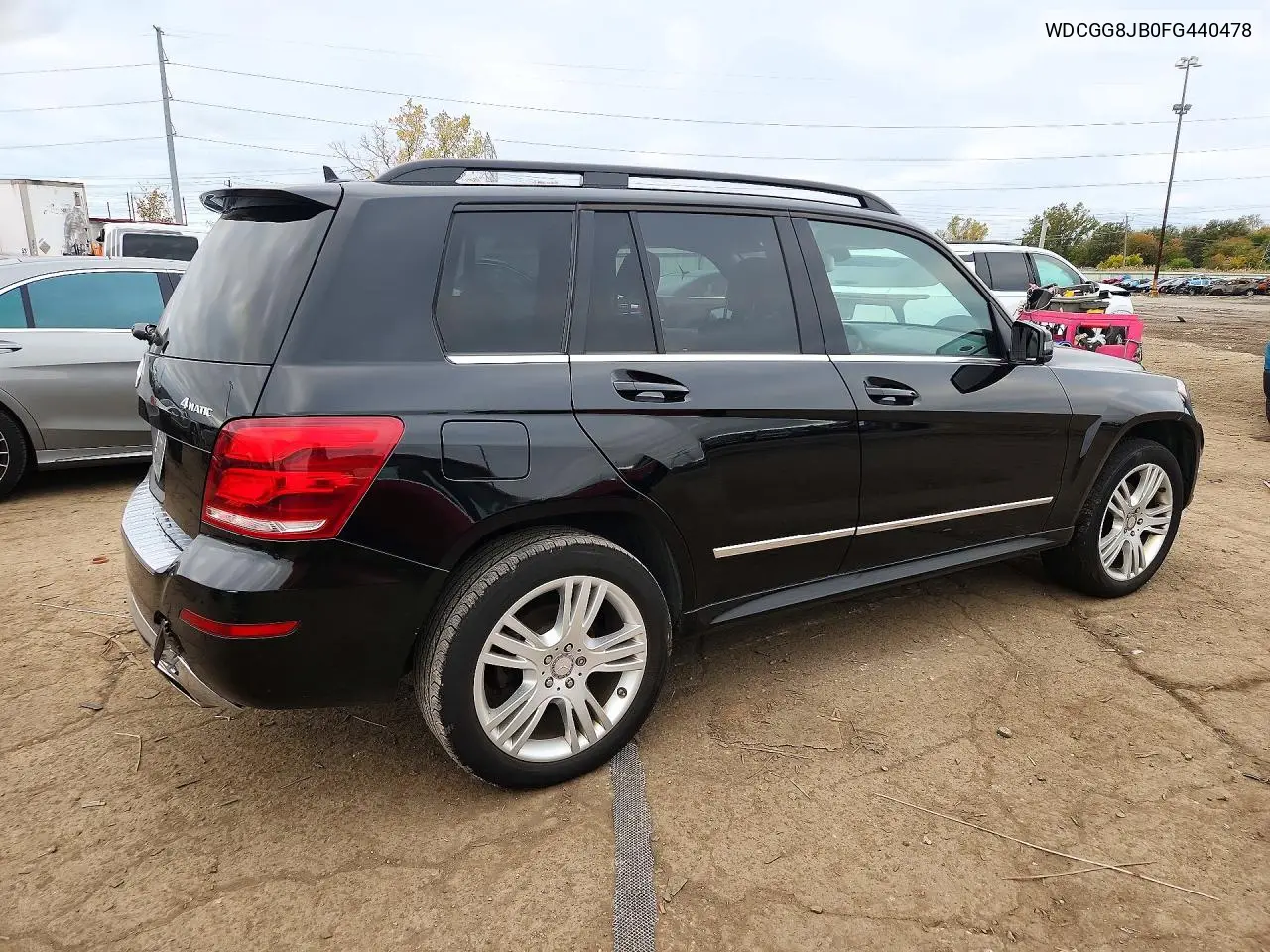 2015 MERCEDES GLK-KLASSE VIN WDCGG8JB0FG440478 — фото 3