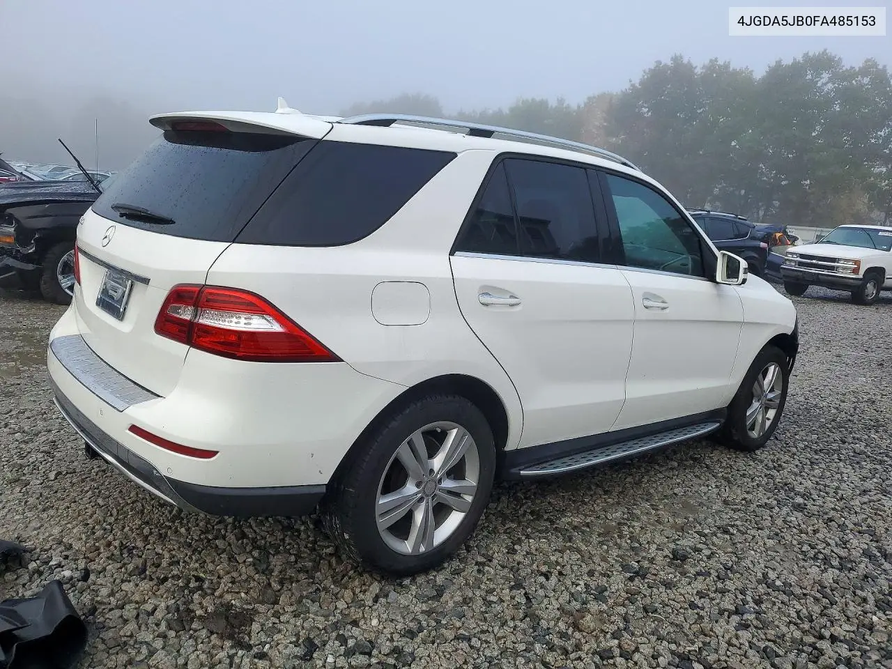 2015 MERCEDES M-KLASSE VIN 4JGDA5JB0FA485153 — фото 3