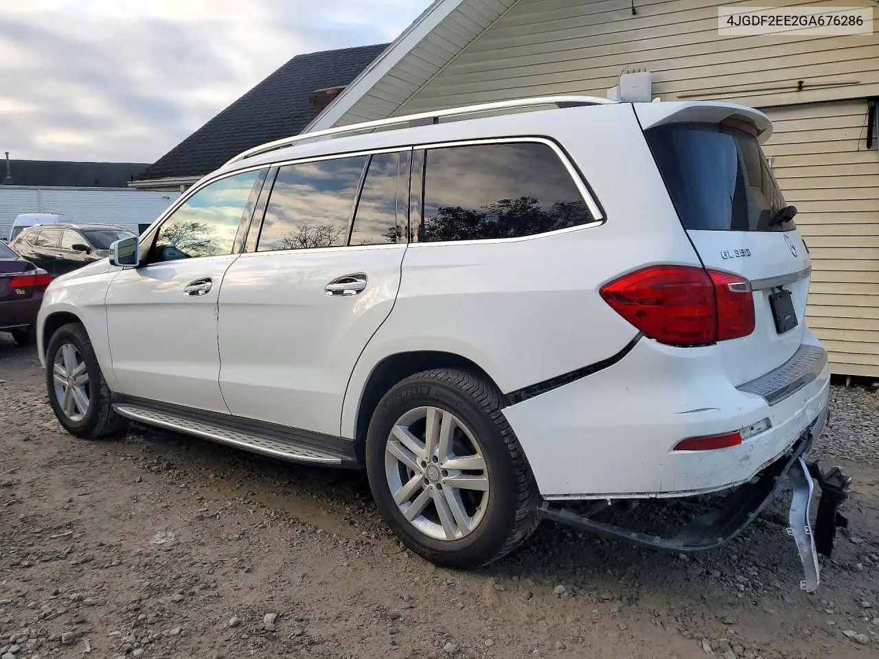 2016 MERCEDES GL-KLASSE VIN 4JGDF2EE2GA676286 — фото 2
