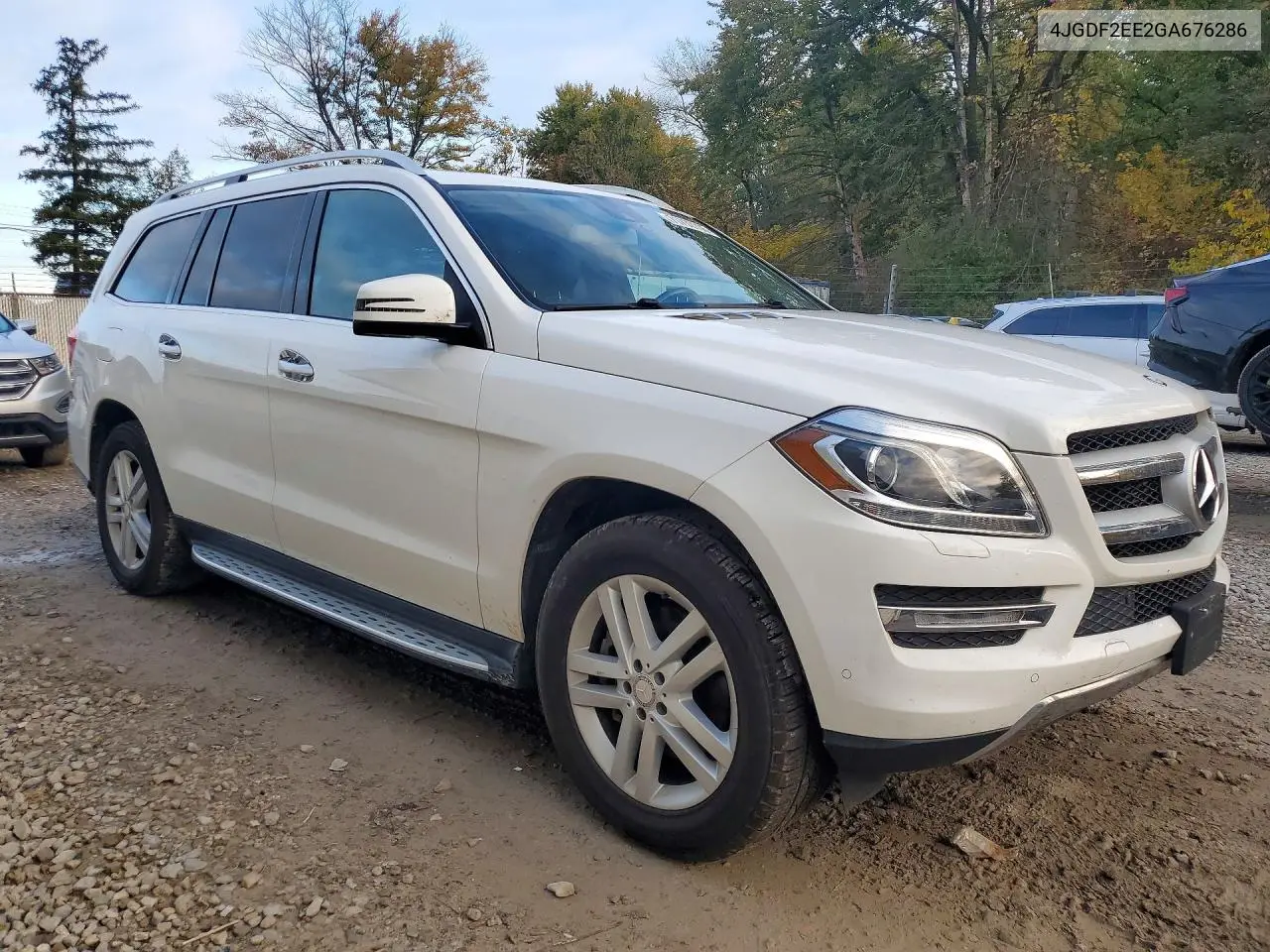 2016 MERCEDES GL-KLASSE VIN 4JGDF2EE2GA676286 — фото 4