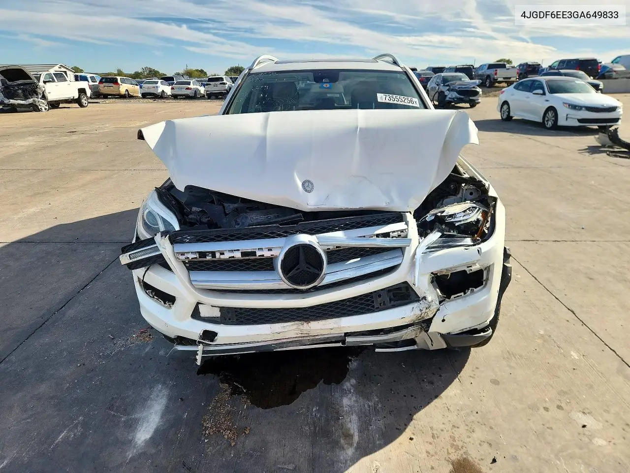 2016 MERCEDES GL-KLASSE VIN 4JGDF6EE3GA649833 — фото 5