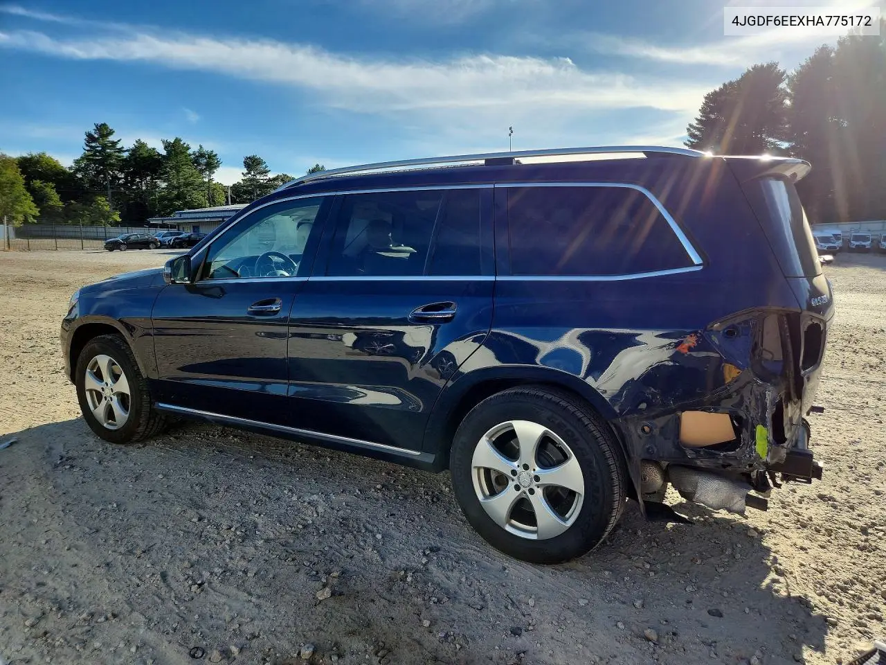 2017 MERCEDES GLS-KLASSE VIN 4JGDF6EEXHA775172 — фото 2