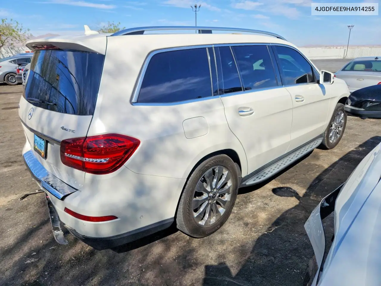 2017 MERCEDES GLS-KLASSE VIN 4JGDF6EE9HA914255 — фото 3