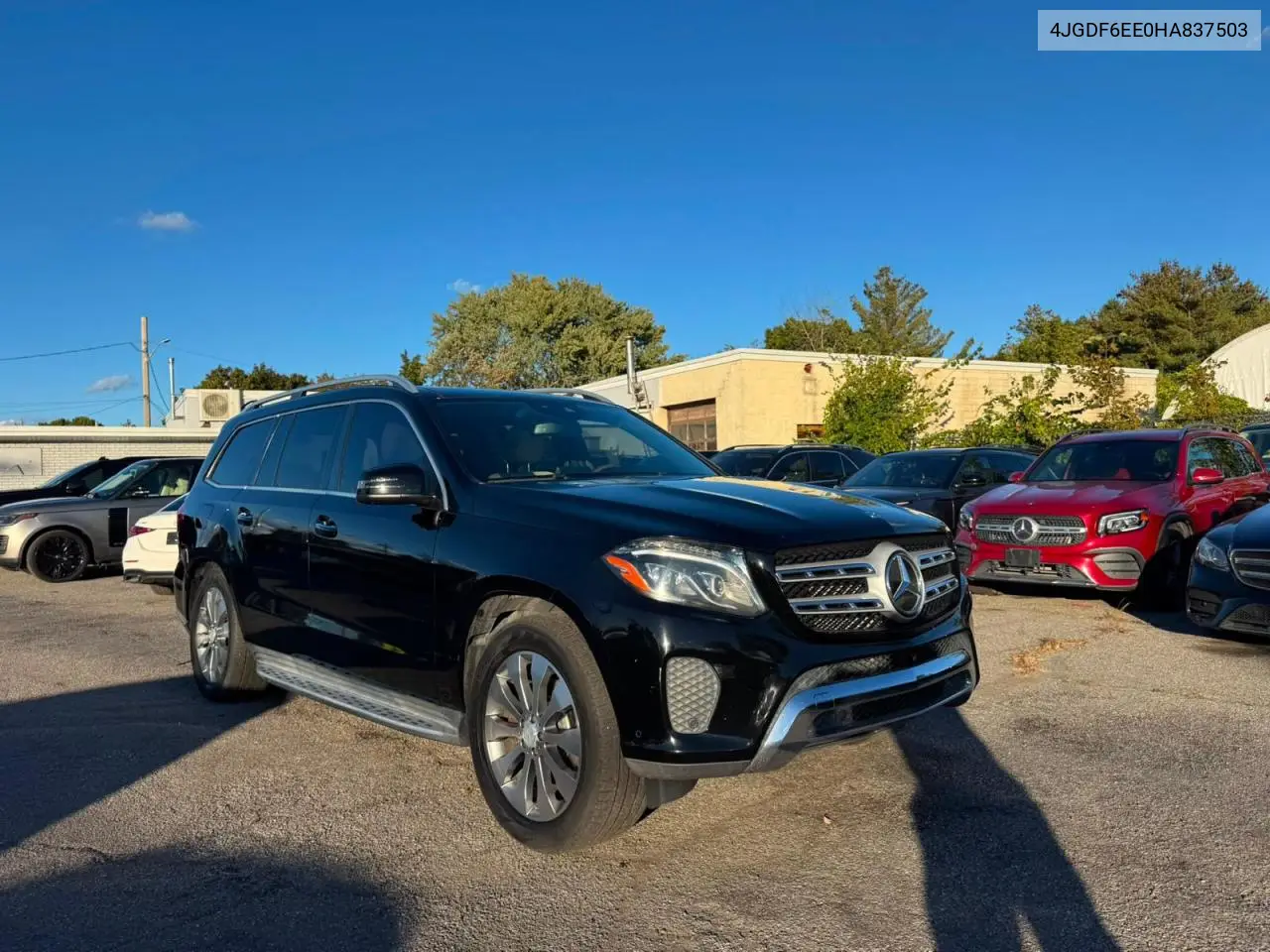 MERCEDES GLS-KLASSE 2017, VIN 4JGDF6EE0HA837503
