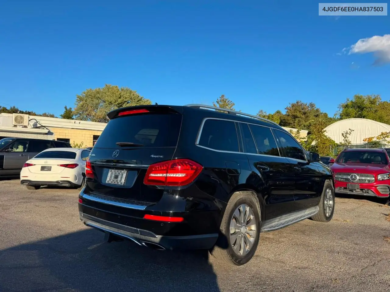 2017 MERCEDES GLS-KLASSE VIN 4JGDF6EE0HA837503 — фото 4