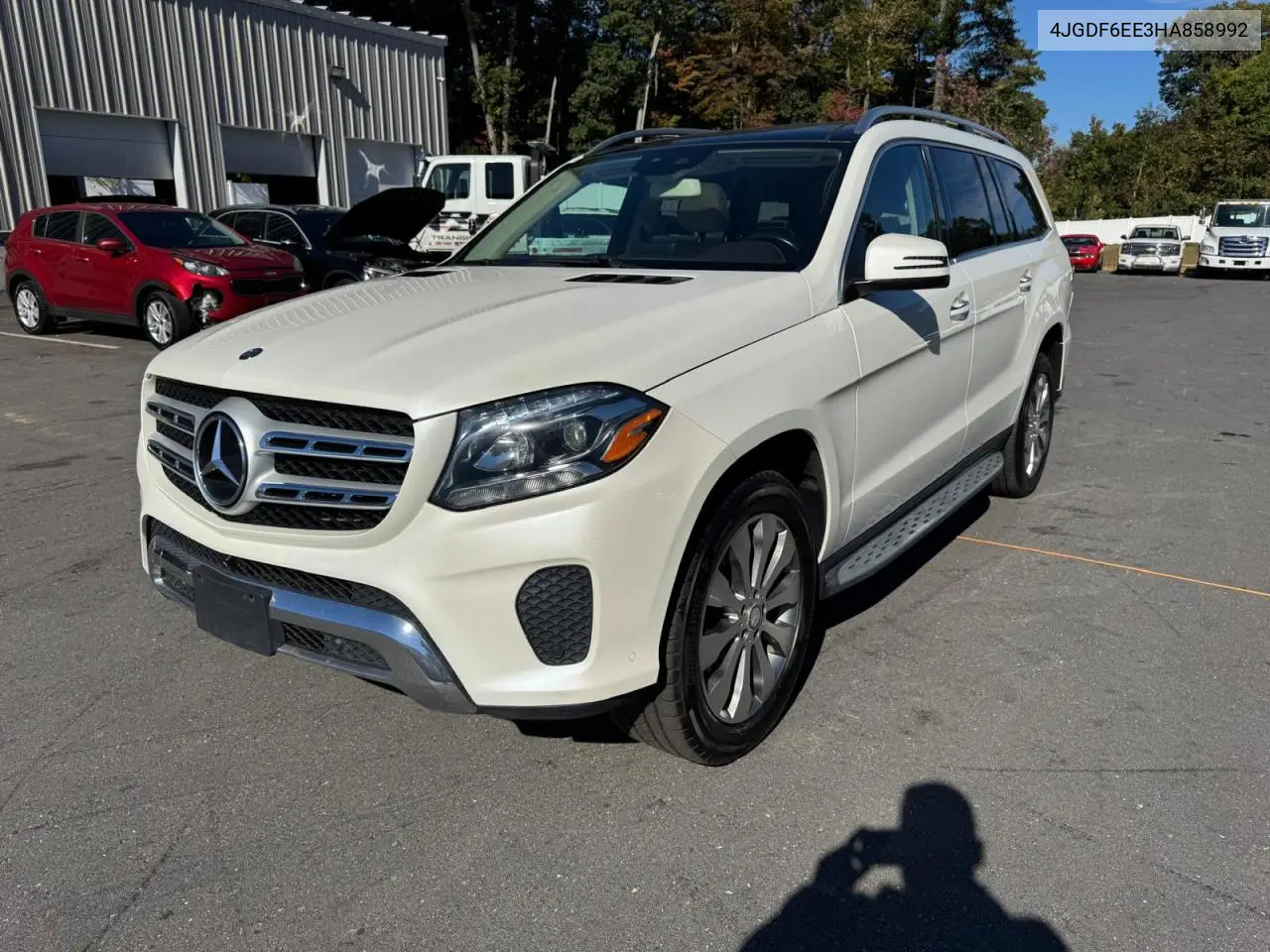 MERCEDES GLS-KLASSE 2017, VIN 4JGDF6EE3HA858992