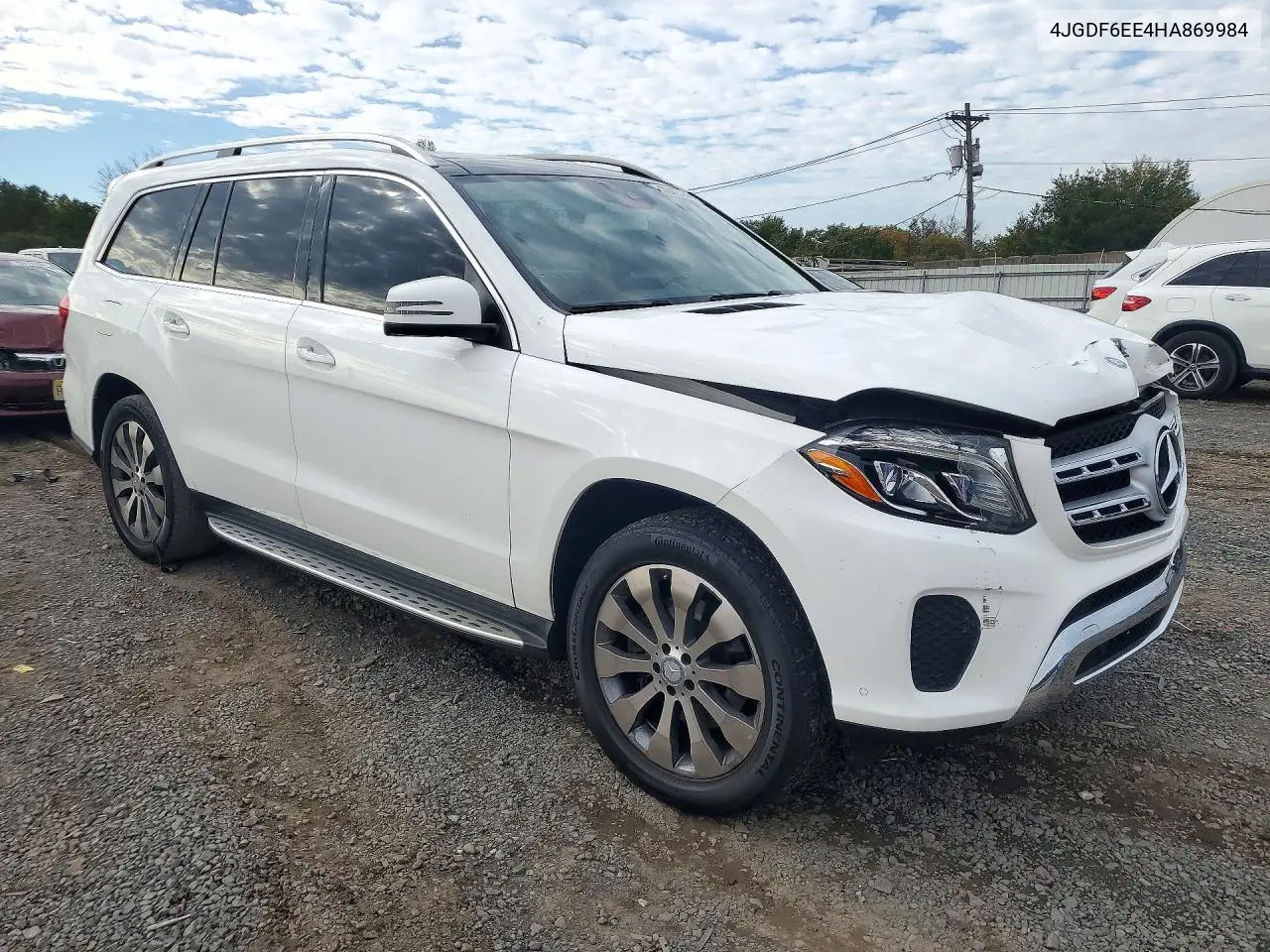 2017 MERCEDES GLS-KLASSE VIN 4JGDF6EE4HA869984 — фото 4