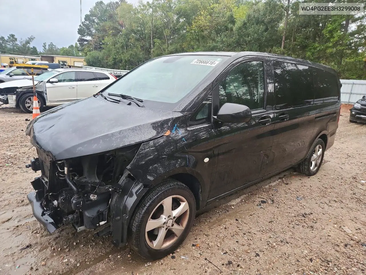 MERCEDES N/A 2017, VIN WD4PG2EE3H3299008