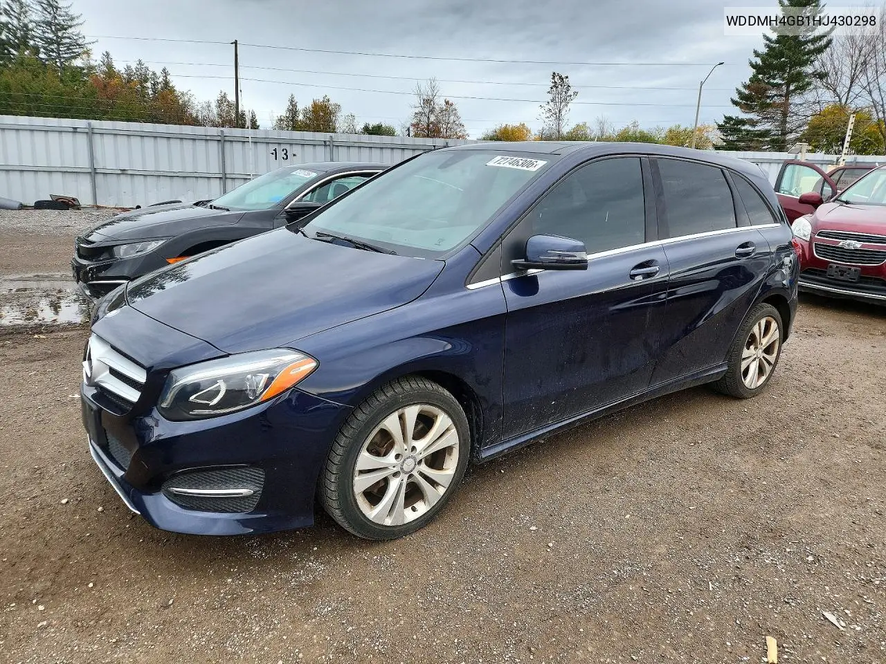 MERCEDES N/A 2017, VIN WDDMH4GB1HJ430298