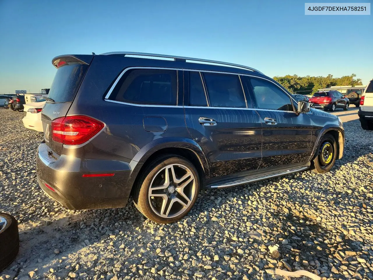 2017 MERCEDES GLS-KLASSE VIN 4JGDF7DEXHA758251 — фото 3