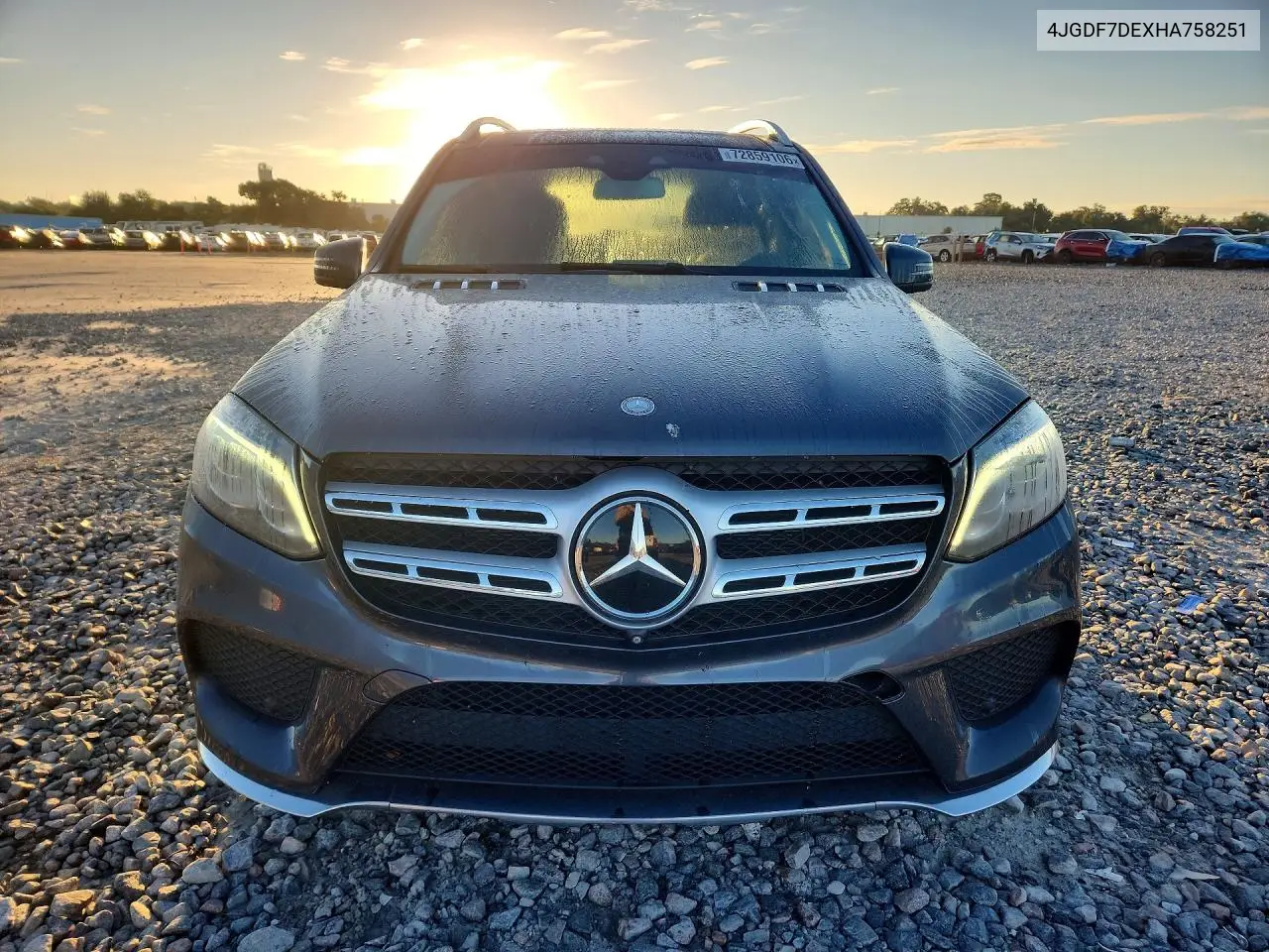 2017 MERCEDES GLS-KLASSE VIN 4JGDF7DEXHA758251 — фото 5