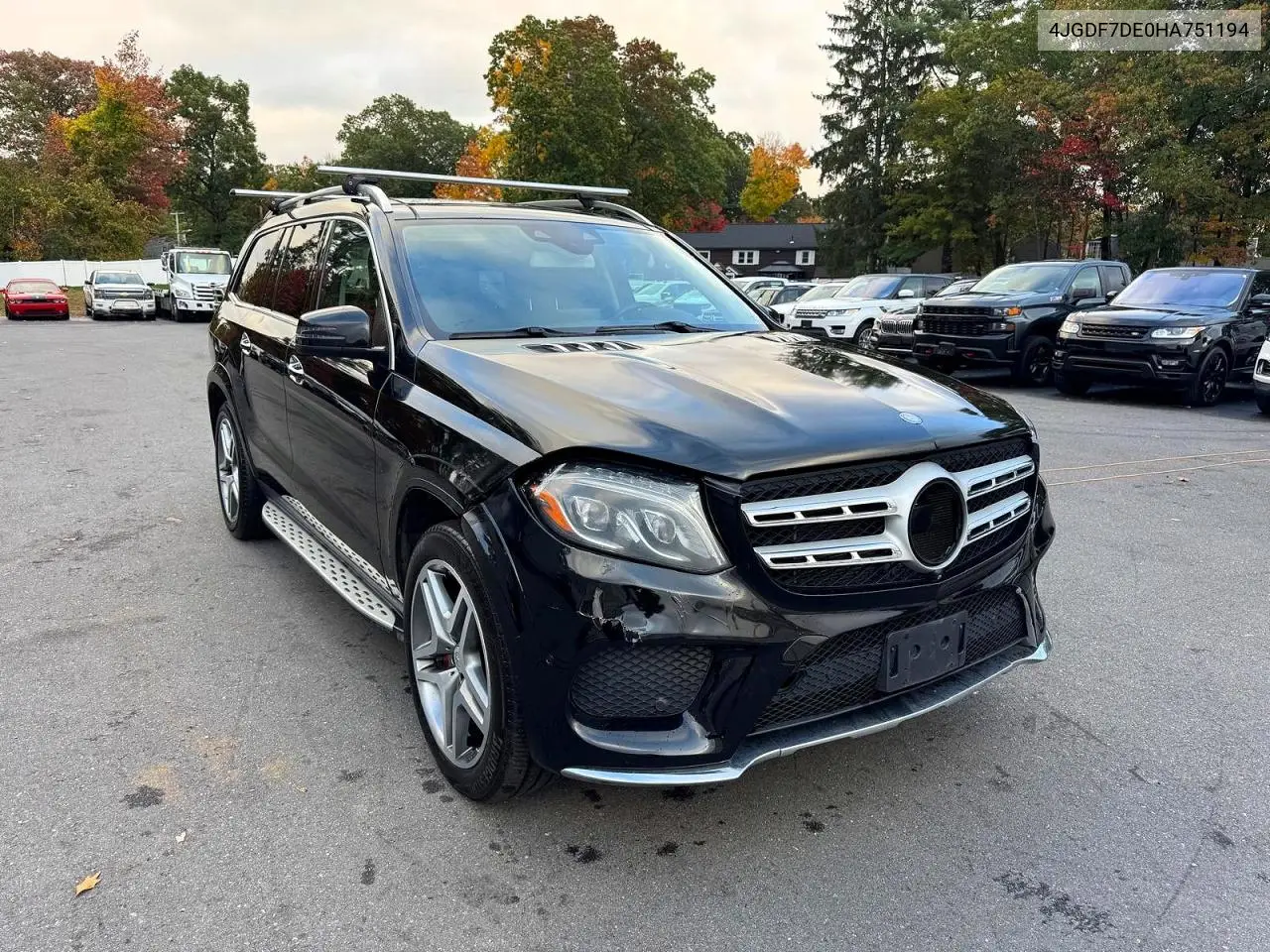 2017 MERCEDES GLS-KLASSE VIN 4JGDF7DE0HA751194 — фото 4