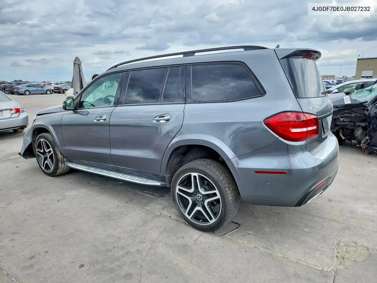 2018 MERCEDES GLS-KLASSE VIN 4JGDF7DE0JB027232 — фото 2
