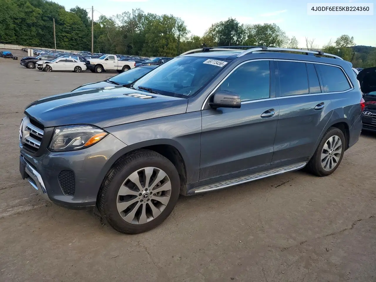 MERCEDES GLS-KLASSE 2019, VIN 4JGDF6EE5KB224360