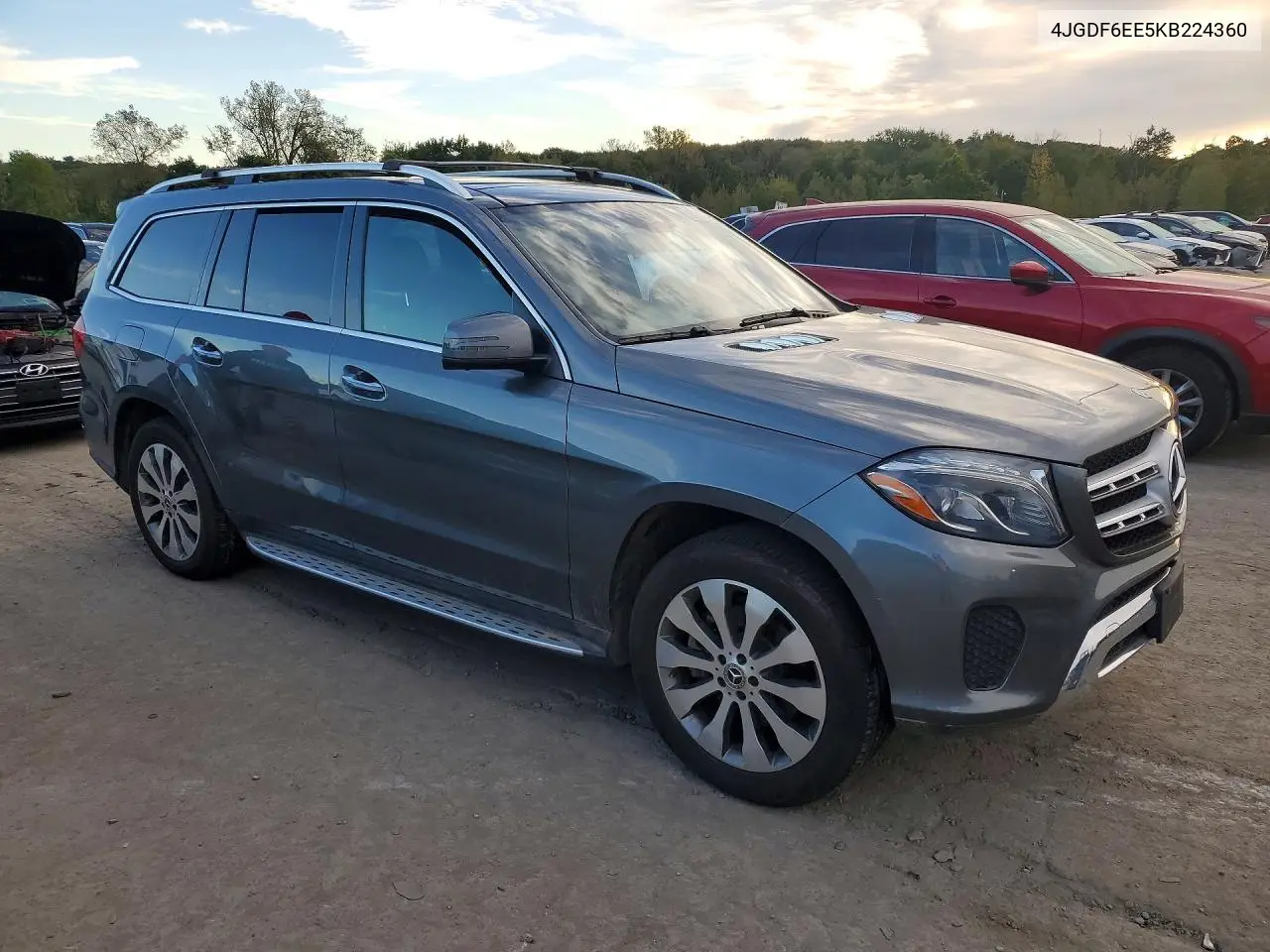2019 MERCEDES GLS-KLASSE VIN 4JGDF6EE5KB224360 — фото 4