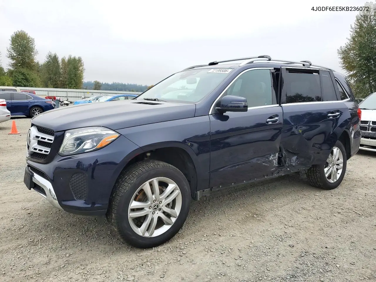 MERCEDES GLS-KLASSE 2019, VIN 4JGDF6EE5KB236072