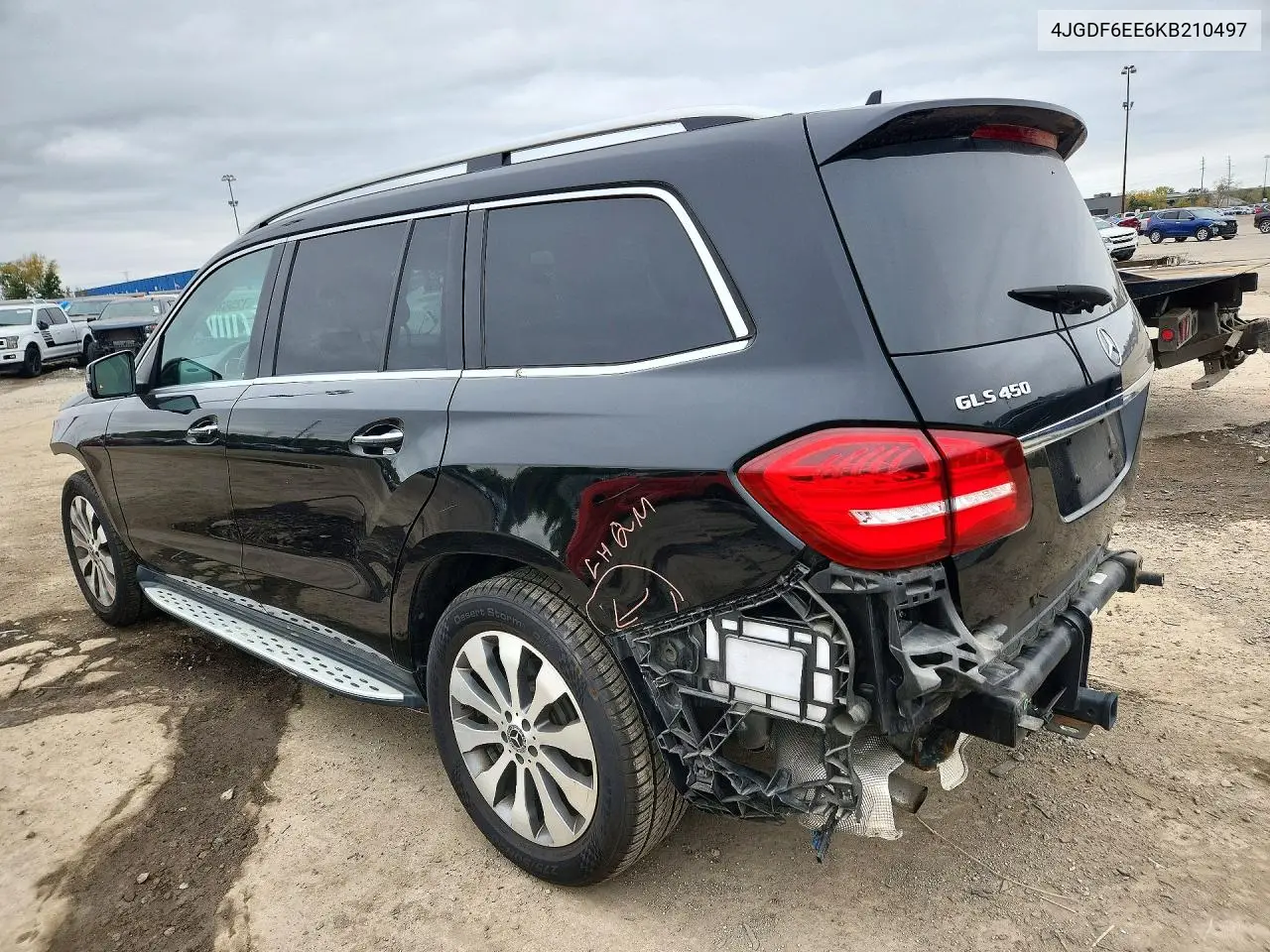 2019 MERCEDES GLS-KLASSE VIN 4JGDF6EE6KB210497 — фото 2