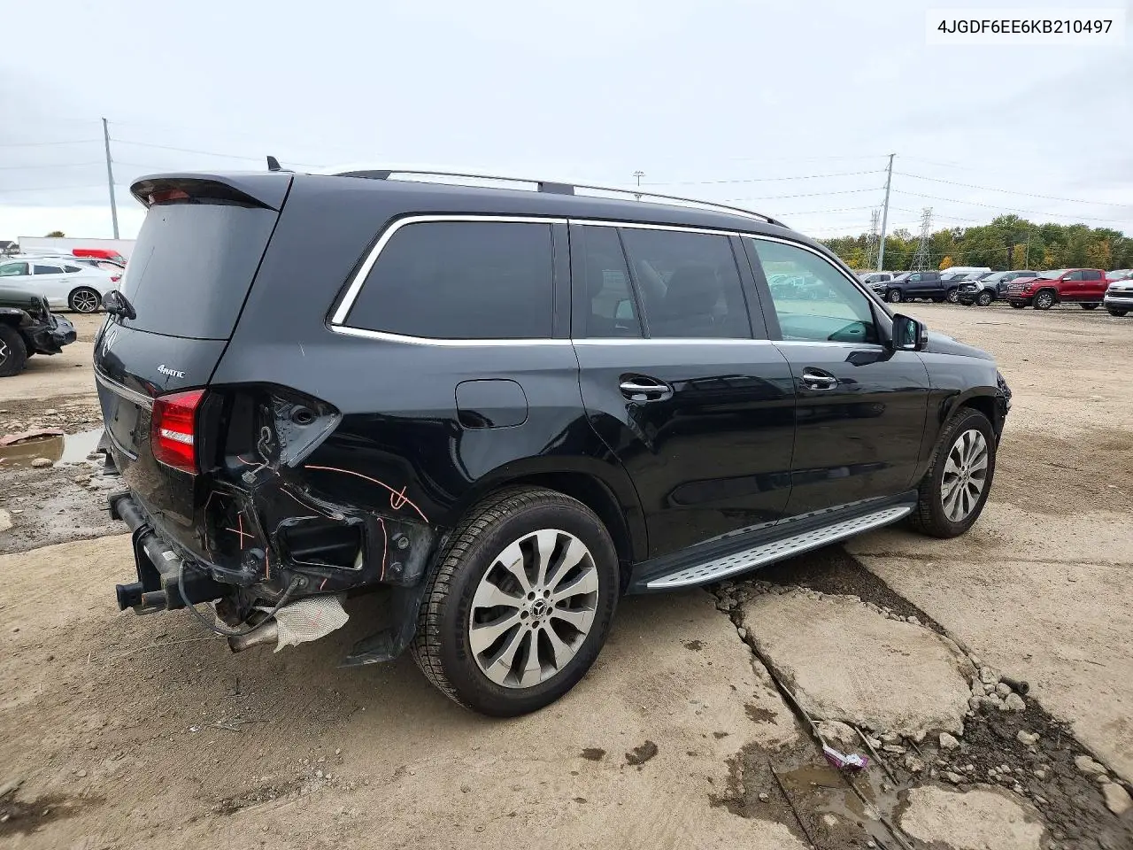 2019 MERCEDES GLS-KLASSE VIN 4JGDF6EE6KB210497 — фото 3