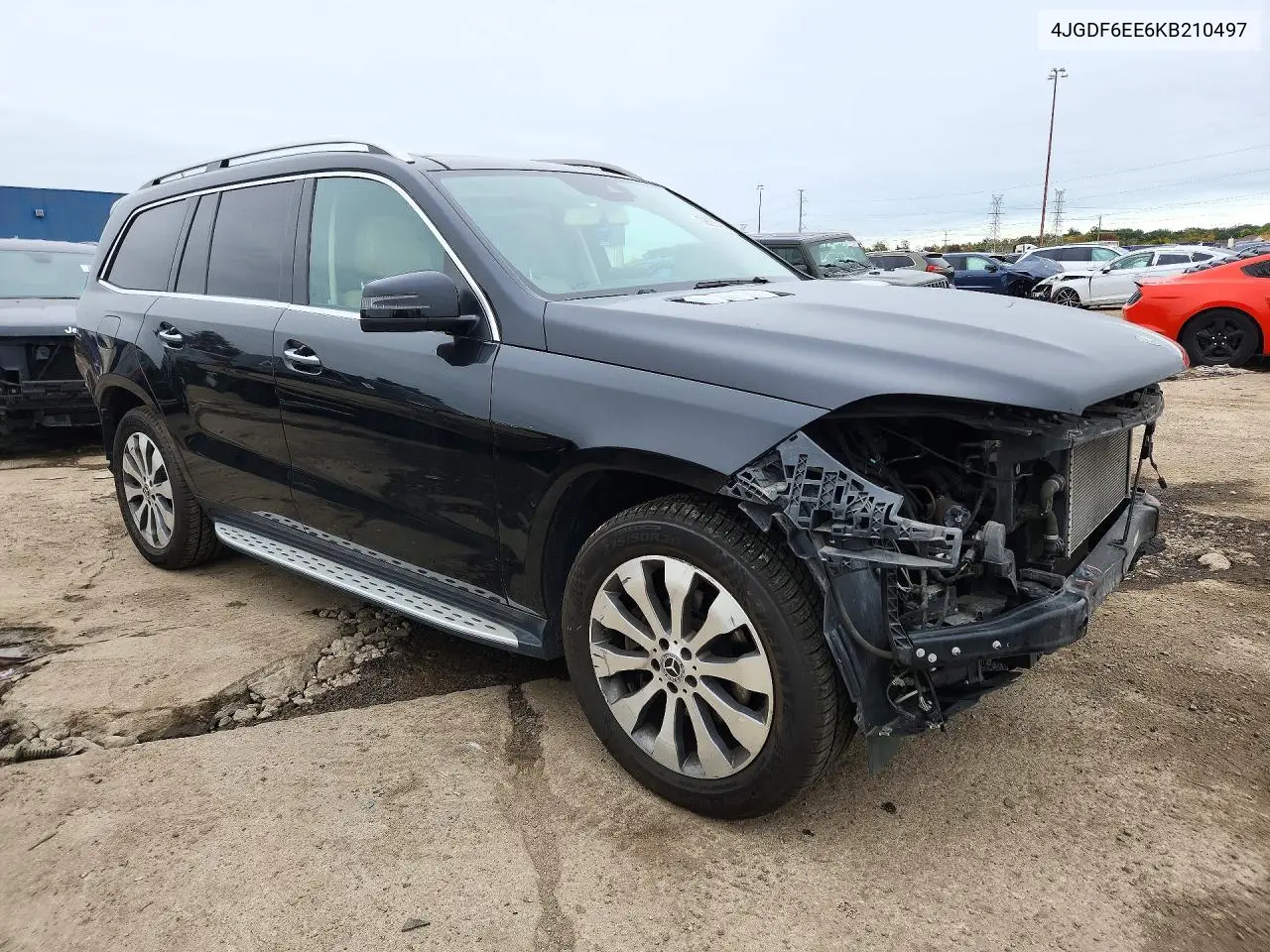 2019 MERCEDES GLS-KLASSE VIN 4JGDF6EE6KB210497 — фото 4