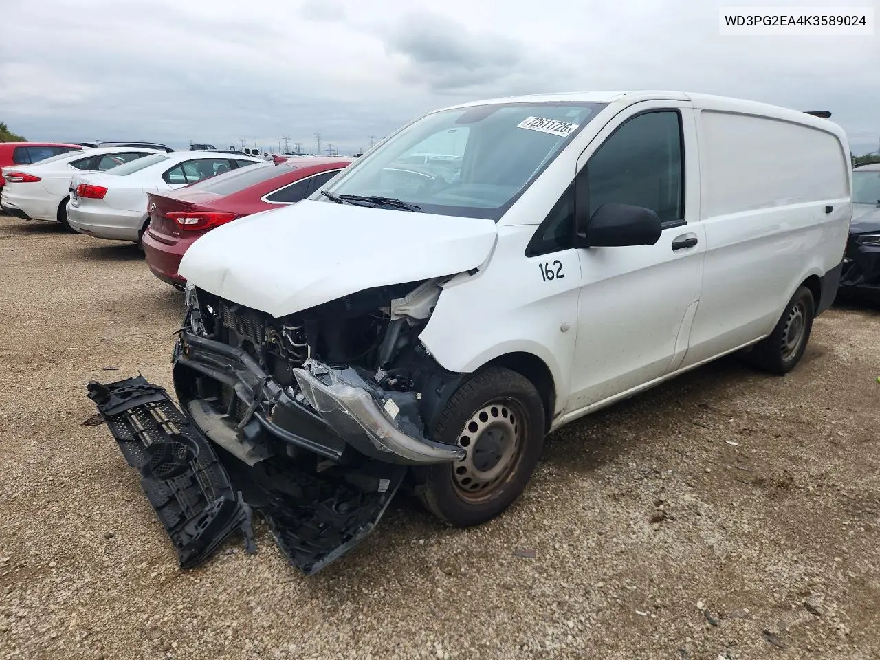 MERCEDES N/A 2019, VIN WD3PG2EA4K3589024