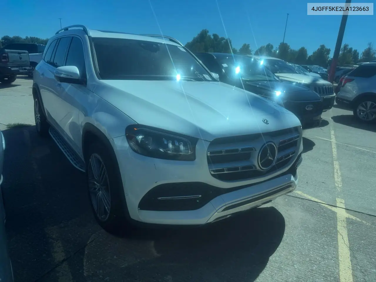 MERCEDES GLS-KLASSE 2020, VIN 4JGFF5KE2LA123663
