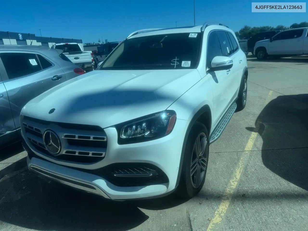 2020 MERCEDES GLS-KLASSE VIN 4JGFF5KE2LA123663 — фото 2